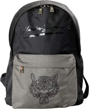 Unisex Logo Print Black ZAINO EASTPAK Backpack Bag