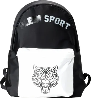 Unisex Logo Print Two Tone ZAINO EASTPAK Backpack Bag