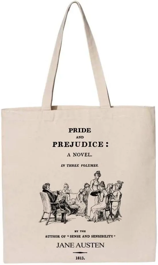 Universal Zone Literary tote bag. Handbag with book design. Book Bag. Library bag. Market bag
