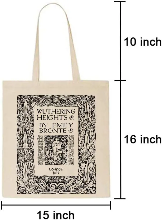 Universal Zone Literary tote bag. Handbag with book design. Book Bag. Library bag. Market bag
