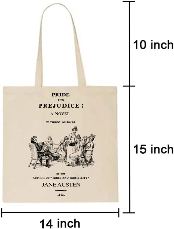 Universal Zone Literary tote bag. Handbag with book design. Book Bag. Library bag. Market bag