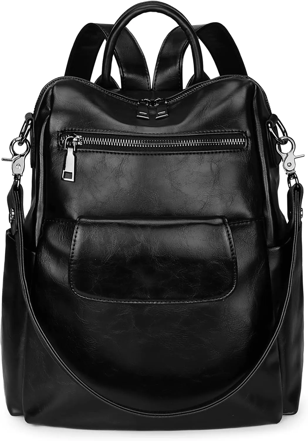 Uromee Backpack Purse for Women Vegan Leather Ladies Fashion Travel Shoulder Bag Convertible