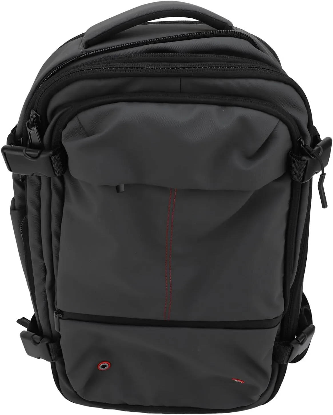 Vacuum Backpack, Large Capacity Water Expandable Travel Backpack, 19 Inch Laptop Bag with Vacuum Pump for Travel Business (Grey)