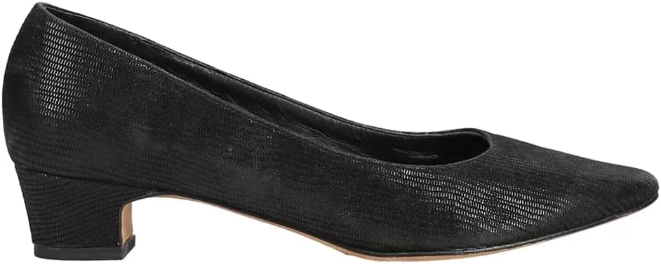 VANELi Womens Astyr Pointed Toe Block Pumps Dress Casual Low Heel 1-2" - Black