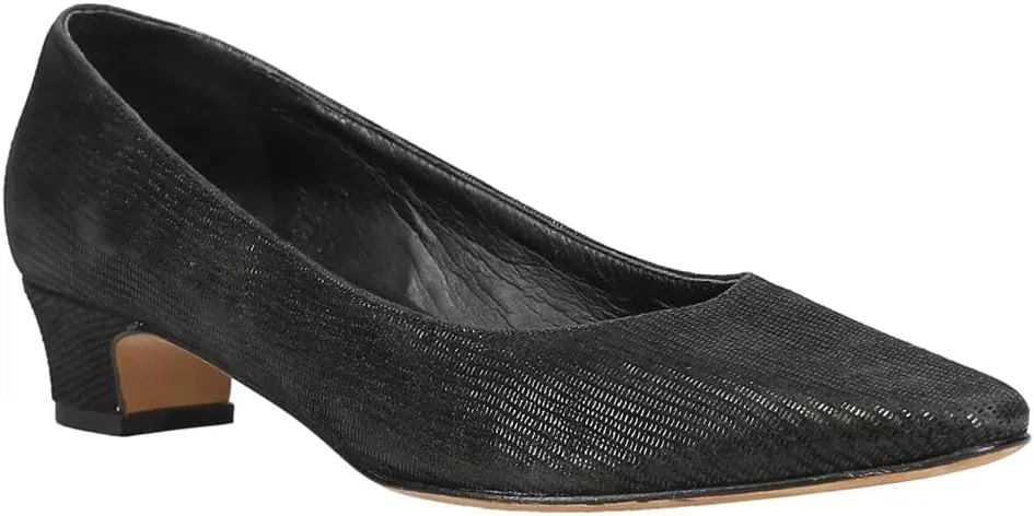 VANELi Womens Astyr Pointed Toe Block Pumps Dress Casual Low Heel 1-2" - Black