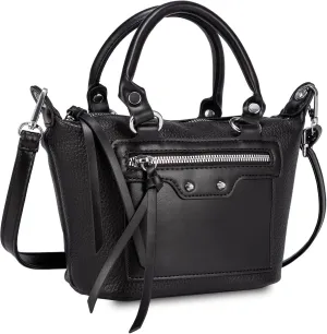 Vegan Leather Crossbody Bags for Women Trendy Small Designer Cross Body Purse Shoulder Handbags 2025(black)