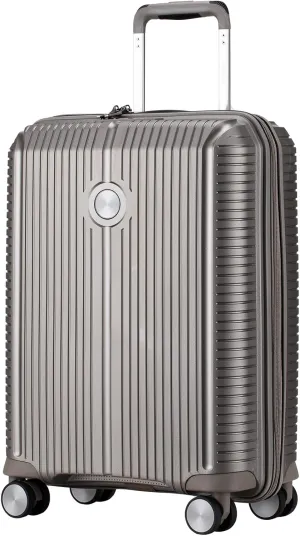 Verage Carry On Luggage With Spinner Wheels, Expandable Hardshell Spinner Suitcase for Travel, TSA Approved (Carry-On 20-Inch, Champagne)
