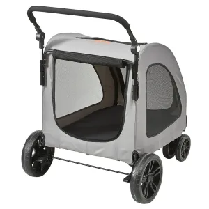 VEVOR Pet Stroller 4 Wheels Dog Stroller Rotate with Brakes