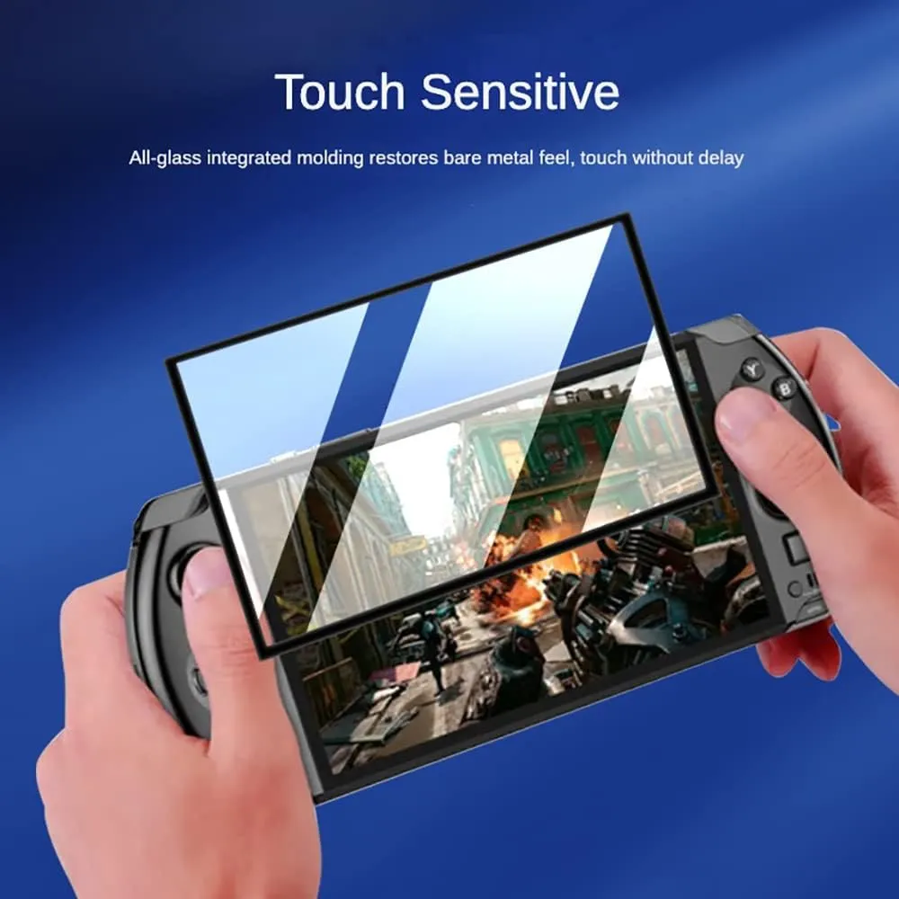 Voikoli Screen Protector Compatible with GPD Win 4,9H Hardness Tempered Glass Film,Scratch Resist AntiShatter [Black] (3 Pack)