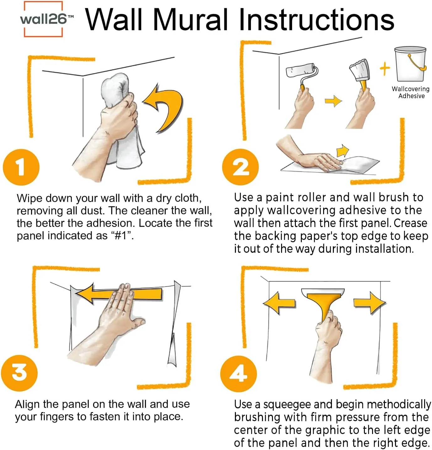 wall26 Wall Sticker/Wall Mural Scenic Waterfall Sunshine River Forest Nature Wilderness Photography, Not Peel and Stick, Non-Woven Wallpaper Decorative for Bedroom, Living Room, Office - 48x72 inches