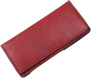 Wallet Women's Long Solid Color Simple Thin Wallet Multi Card Anti Demagnetization Retro Change Handbag Women