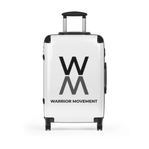 Warrior Movement | Warrior Movement Logo White Suitcases