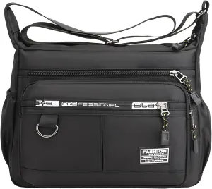 Waterproof Light Leisure Bag,Messenger Bag for Menwomen,Large Women 15.6 Inch Laptop Bag Waterproof Messenger Bag