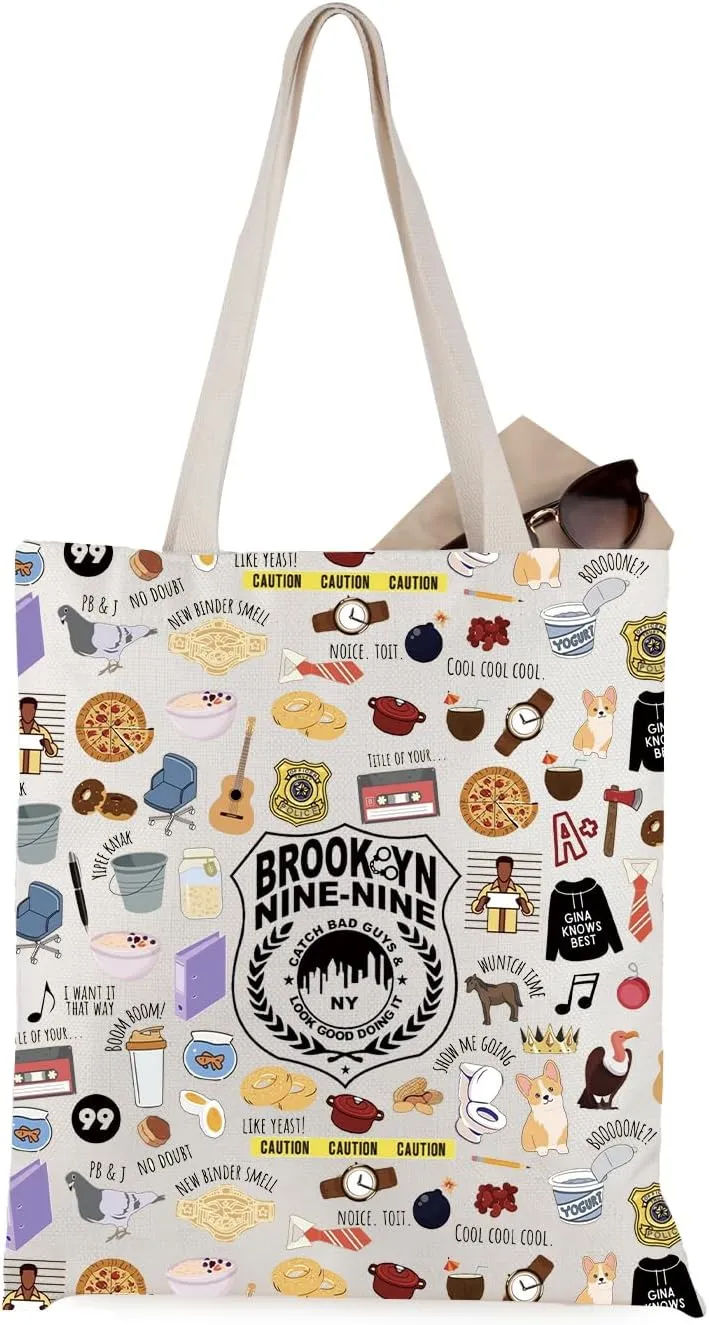 WCGXKO Comedy Tv Show Inspired Gift Comedy Tv Show Fans Merchandise Tote Bag