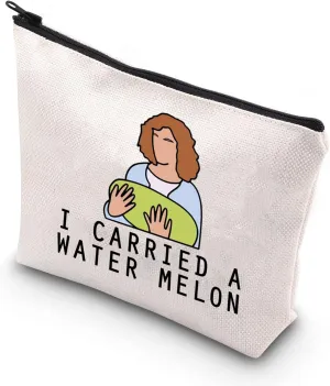 WCGXKO Dance Dirty Inspired Makeup Bag Dancing Gift Watermelon Lover Gift 80s Movie Zipper Pouch (WATERMELON)