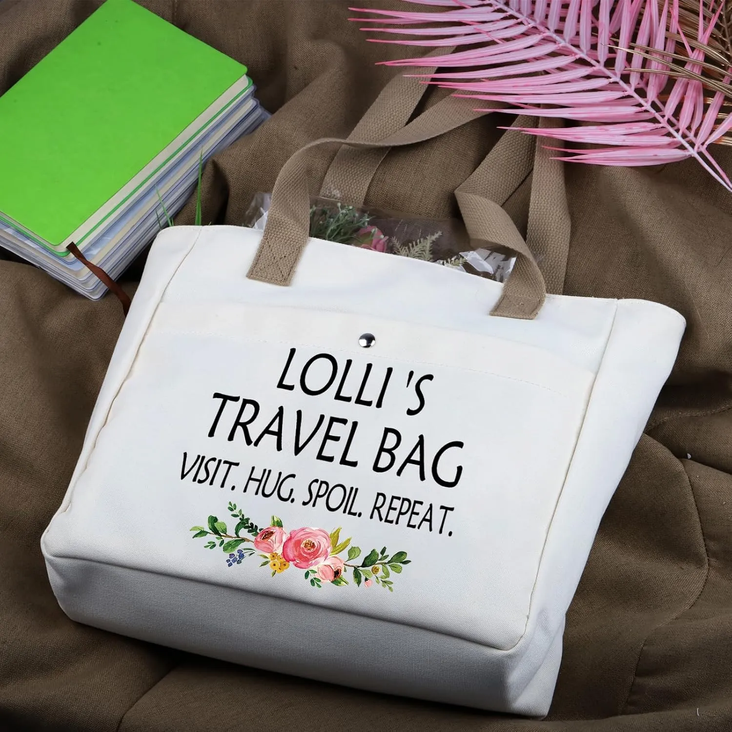 WCGXKO Mother’s Day Gift Grandma Birthday Gift Mother’s Day Merchandise Tote Bag Travel Bag For Grandma