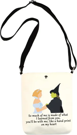 WCGXKO The Musical Theater Fans Gift Musical Make Up Zipper Pouch Bag For Women (So much of me XK)