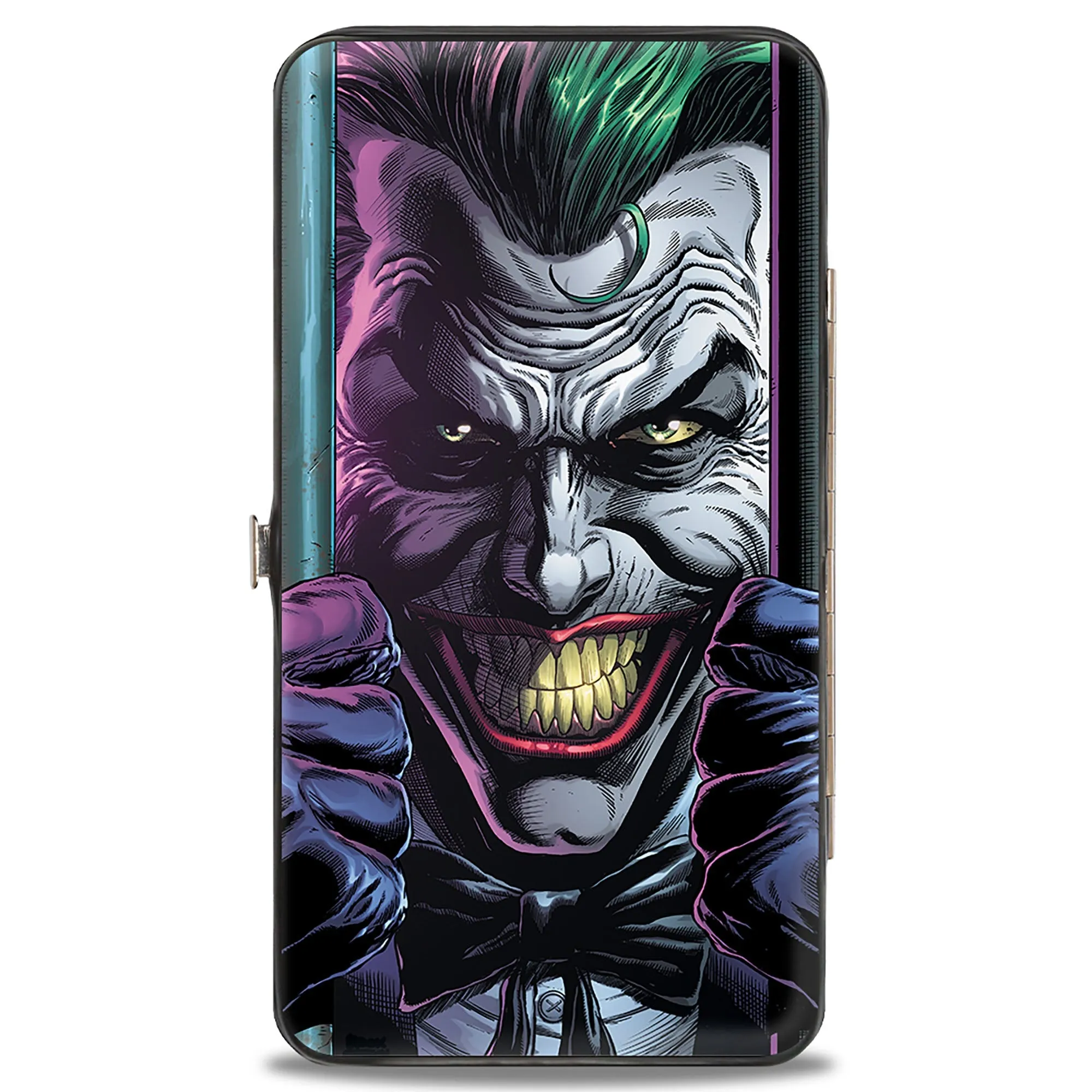 Wholesale Hinged Wallet - Batman Versus Joker Three Jokers Behind Bars Variant Comic Book Cover