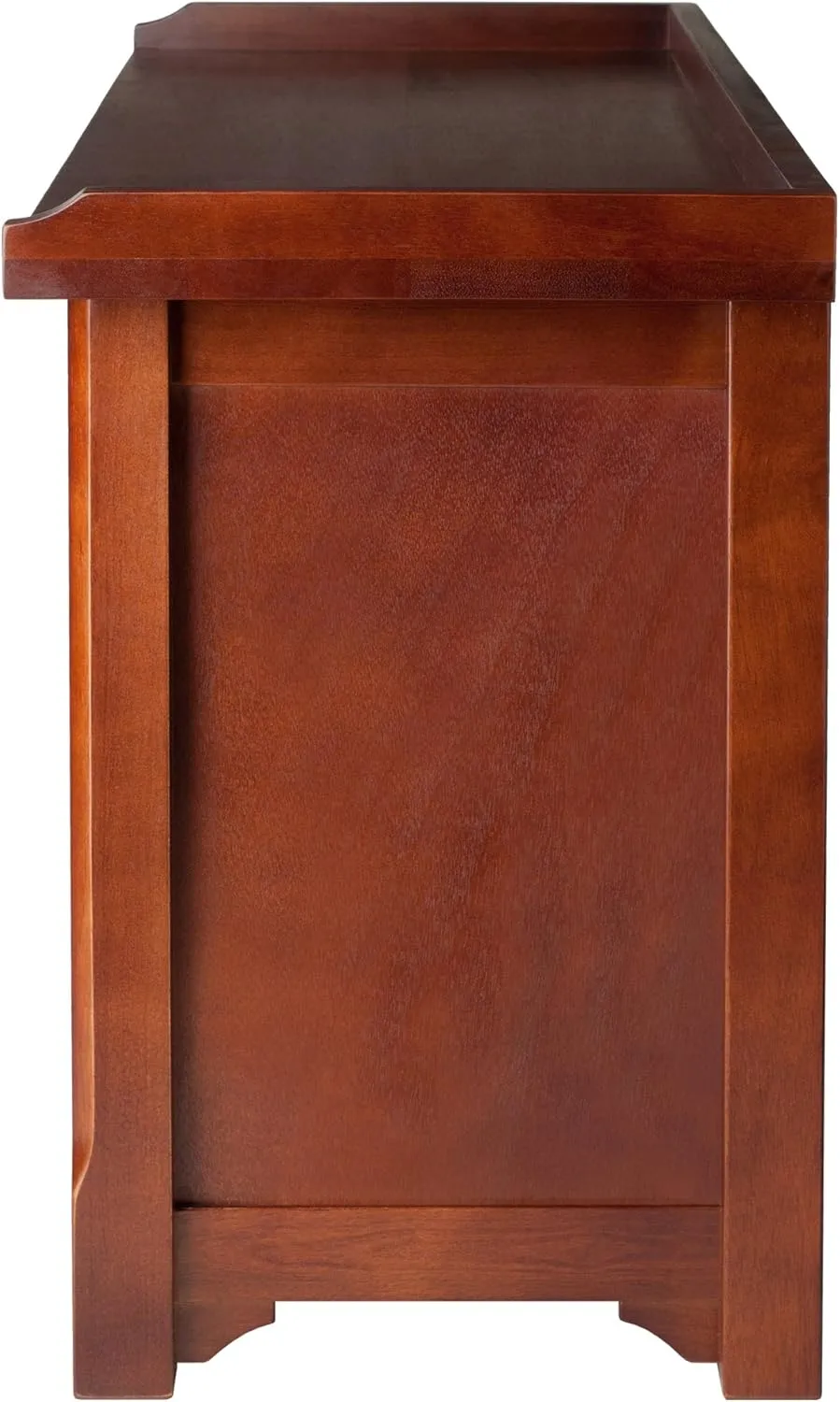 Winsome Verona Bench, 3 Small, Walnut/Beige