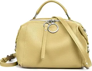 Women Genuine Leather Handbag Shoulder Purse Satchel Tote Crossbody Bag