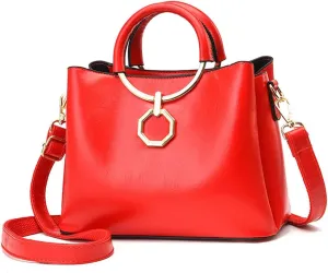 Women Handbags Large Capacity Top Handle Handbag Tote Bag with Detachable Leather Shoulder Strap