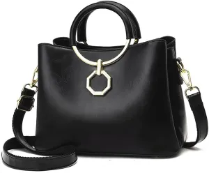 Women Handbags Large Capacity Top Handle Handbag Tote Bag with Detachable Leather Shoulder Strap