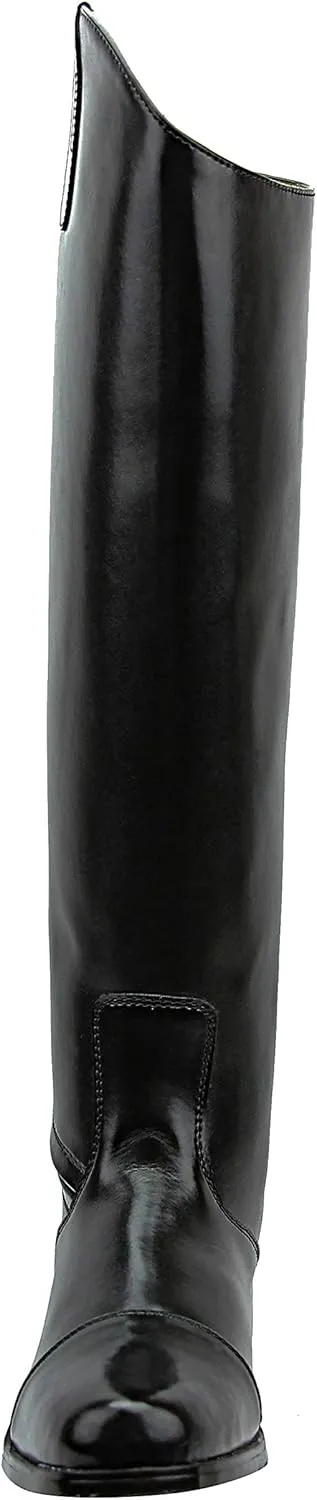 Women Ladies Stirling Dress Dressage Boots with Back Zipper Riding English Equestrian Black