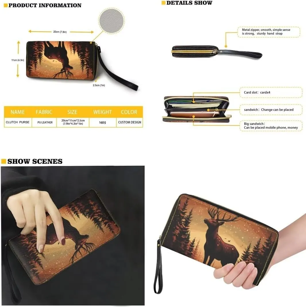 Women Purse Handbags Wallet Sets Leather Shoulder Tote Bag for Women,Top Handle Purse with Wrist Wallet Bag