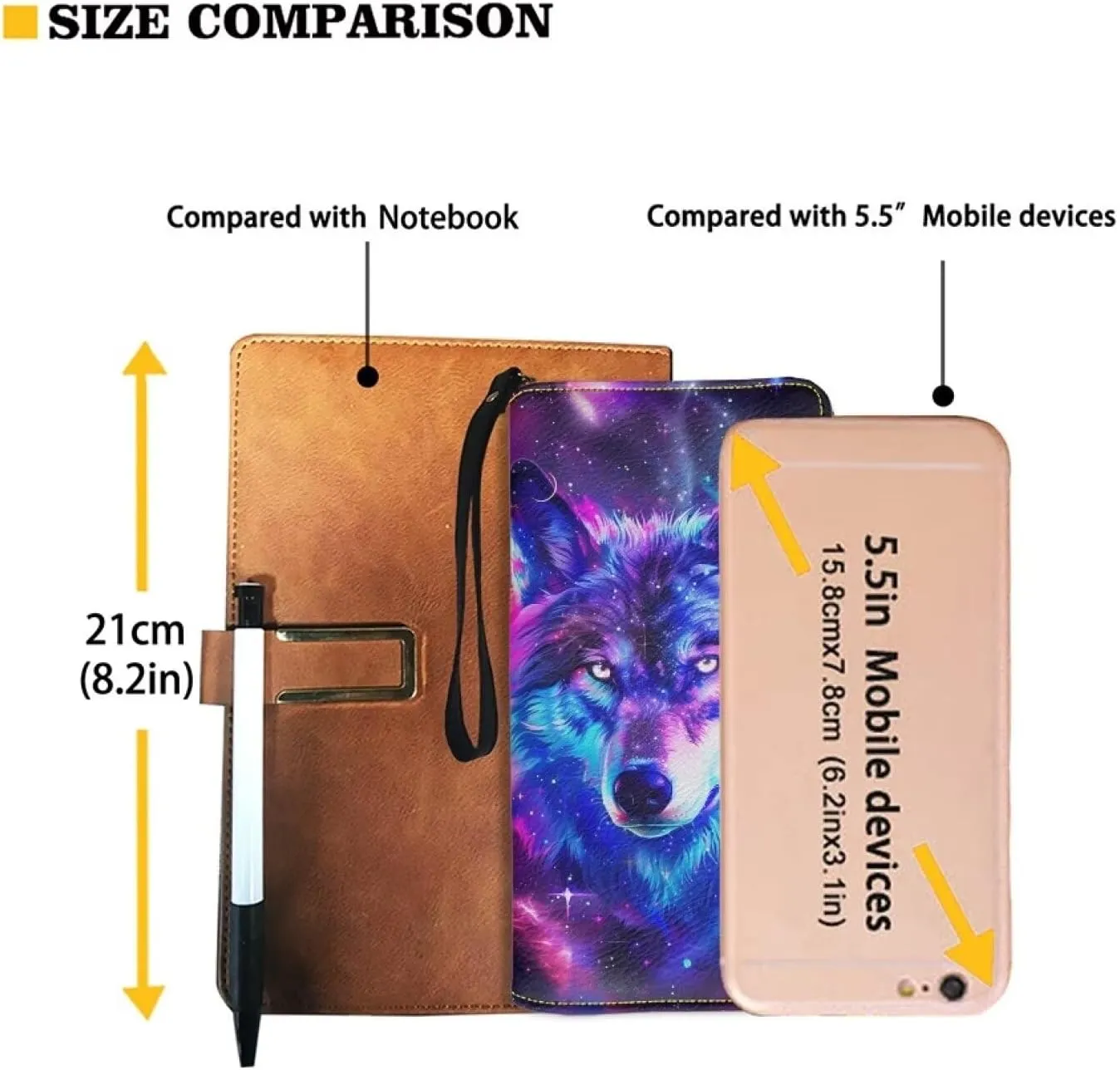 Women Wallet Zipper Long Purse PU Leather