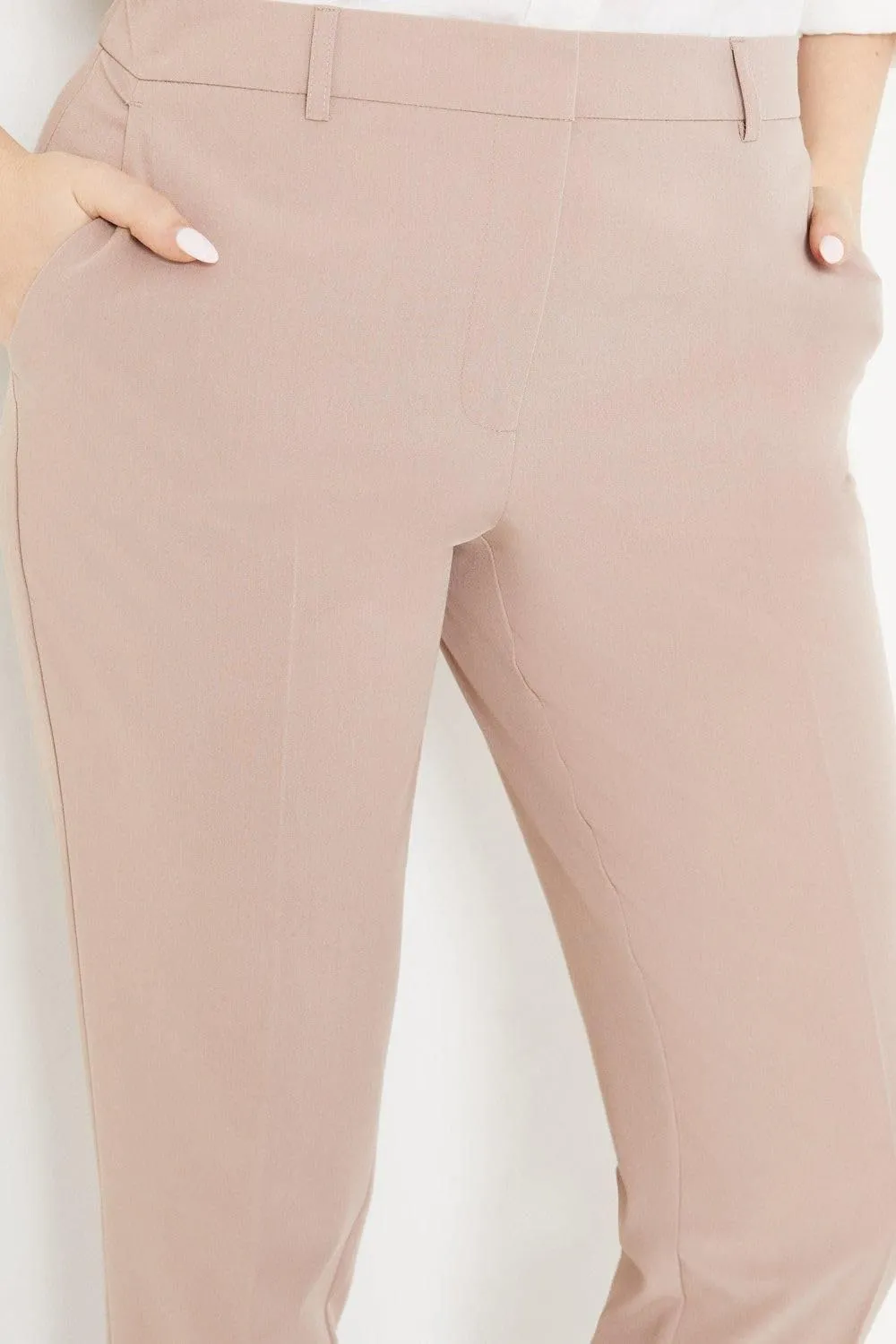 Womens/Ladies Ankle Grazer Trousers