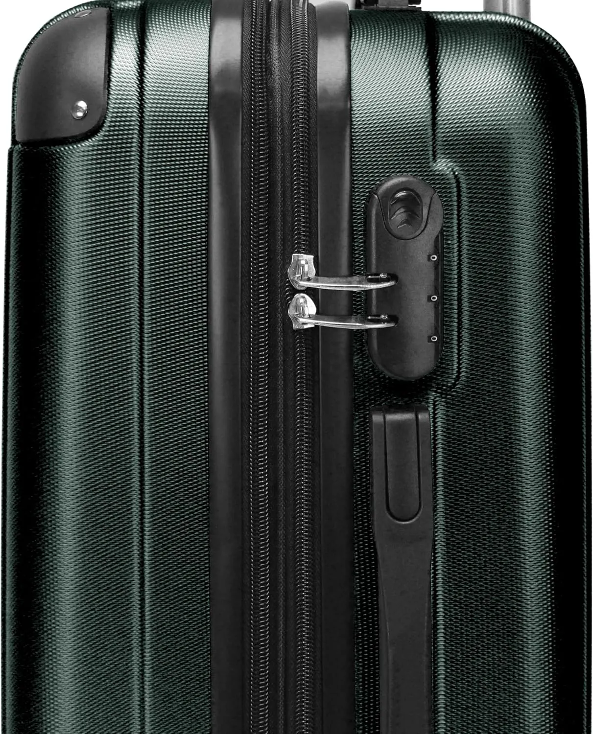 World Traveler Kemyer Quest Hardside Lightweight Expandable Spinner Suitcase Luggage, British Green, 25-inch