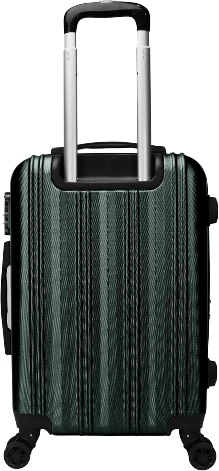 World Traveler Kemyer Quest Hardside Lightweight Expandable Spinner Suitcase Luggage, British Green, 25-inch
