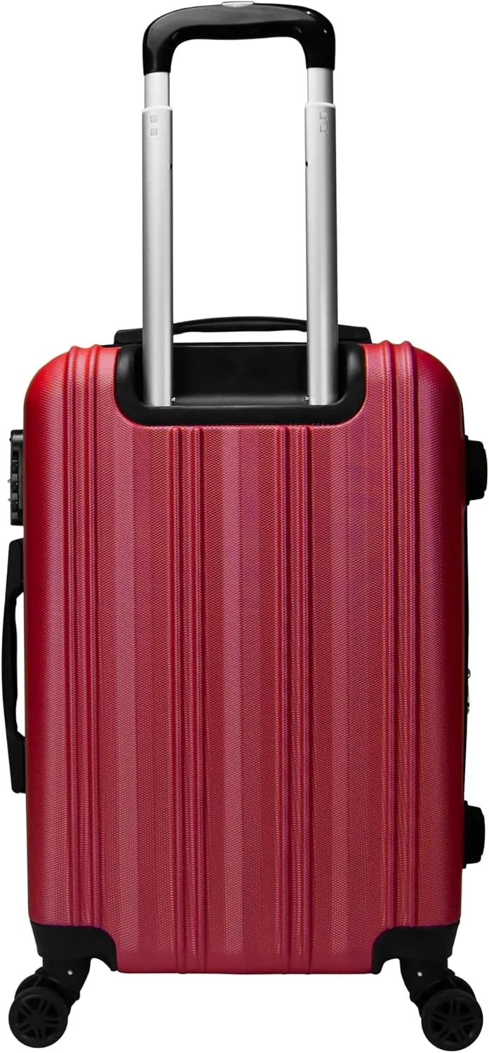 World Traveler Kemyer Quest Hardside Lightweight Expandable Spinner Suitcase Luggage, Burgundy, 20-inch