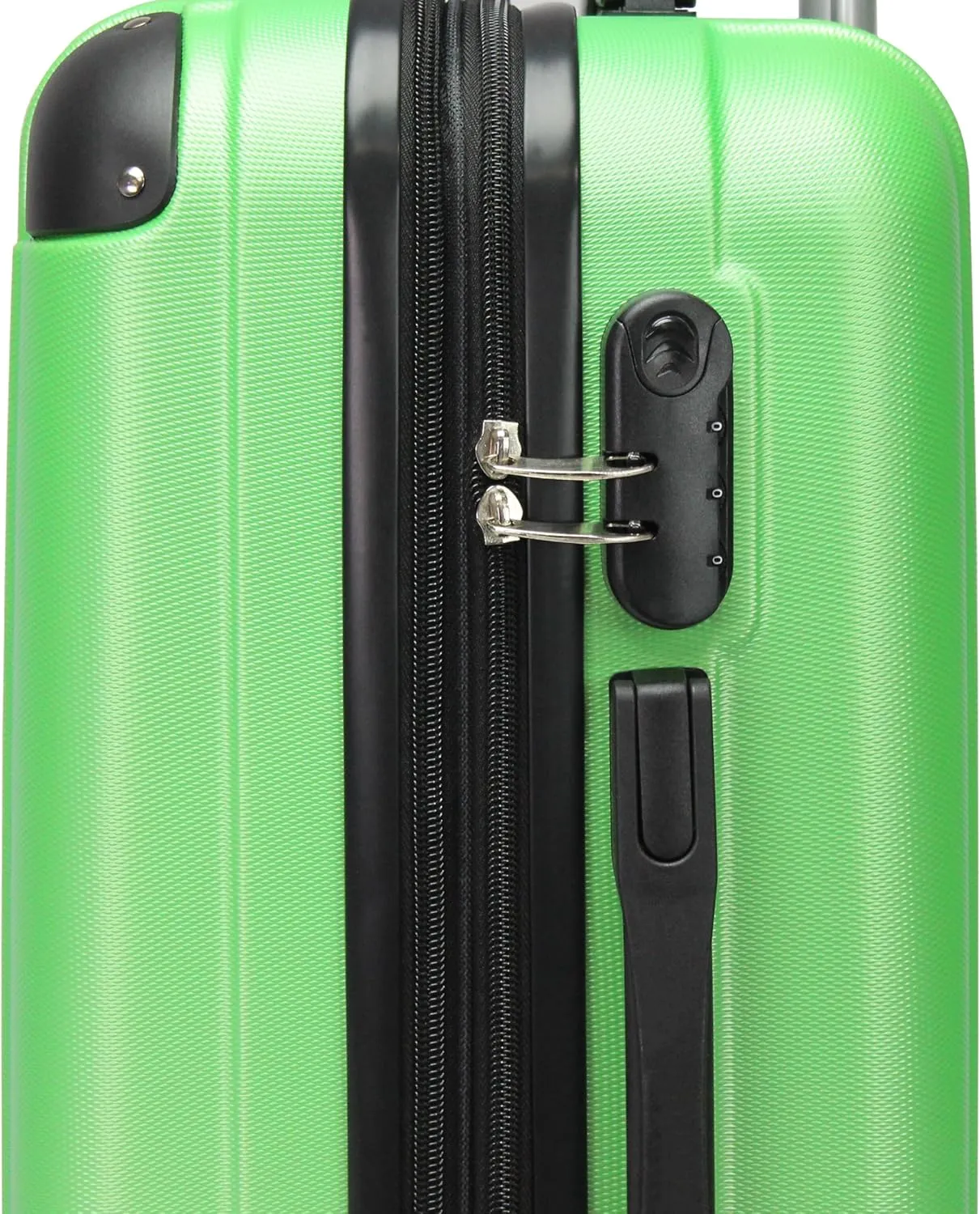 World Traveler Kemyer Quest Hardside Lightweight Expandable Spinner Suitcase Luggage, Green, 29-inch