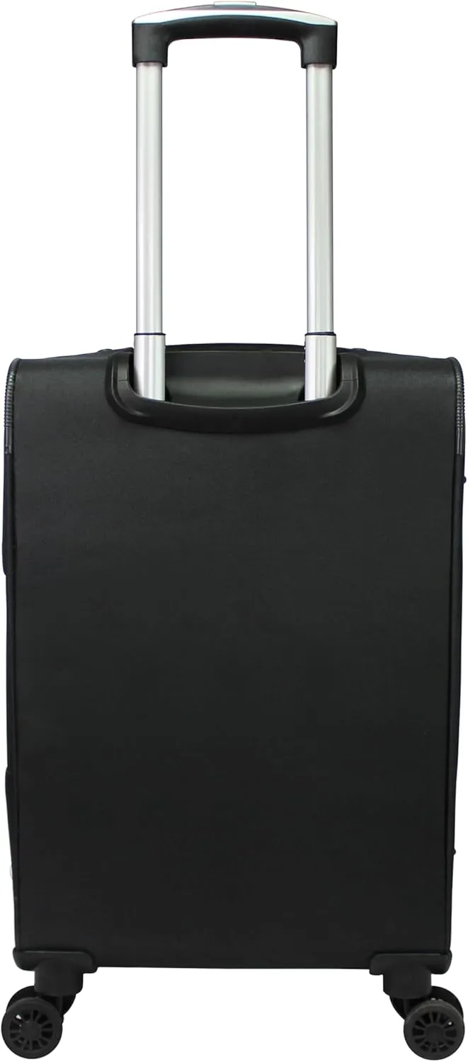 World Traveler Kemyer Softside Lightweight Expandable Spinner Luggage, Black, 3-Piece Set(20in,25in,29in)