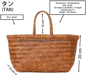 Woven Leather Tote Bag size Small Triple Jump-S TJS YOCO (Y9988TJS)