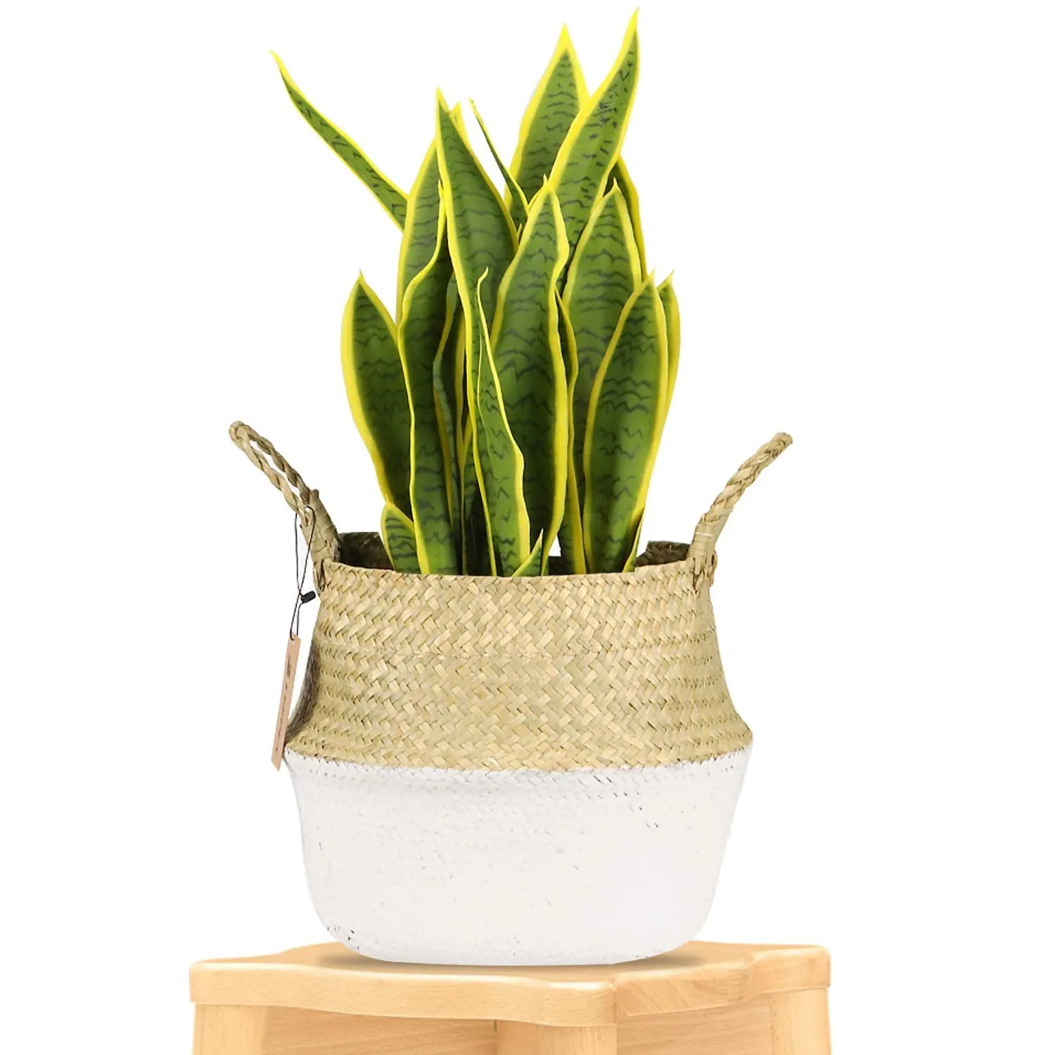 Woven Seagrass Flower Baskets Garden Flower Pot Xl