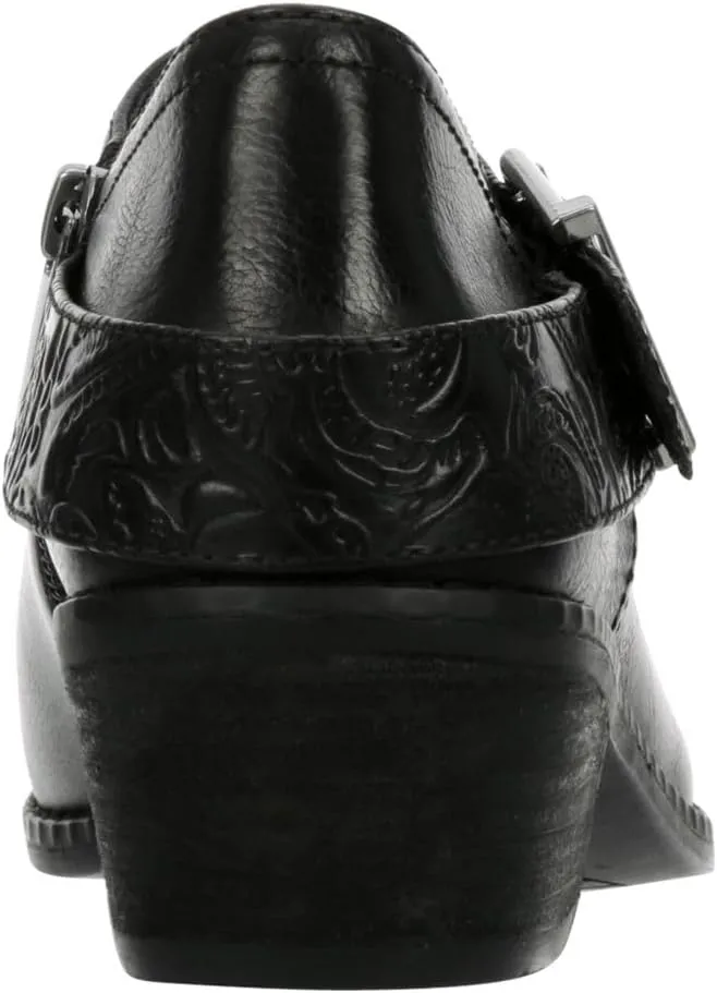 XAPPEAL Jodie - Women's Faux Leather Western Low Heel Ankle Bootie