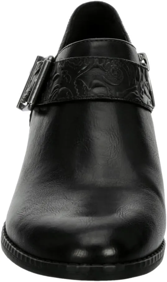 XAPPEAL Jodie - Women's Faux Leather Western Low Heel Ankle Bootie