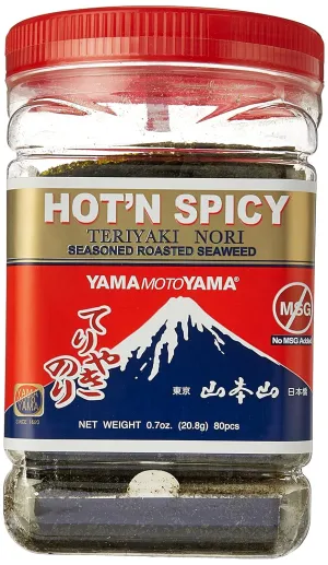 Yamamotoyama Teriyaki Nori, Hot'n Spicy 80pcs
