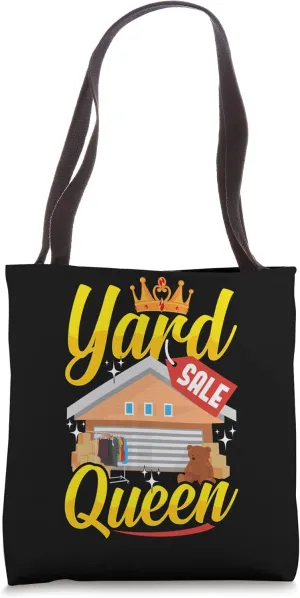 Yard Sale Queen Garage Sale Tag Rummage Flea Market Moving Tote Bag
