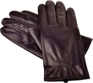 YISEVEN Men's Buttery-Soft Lambskin Winter Leather Gloves Wool Lined