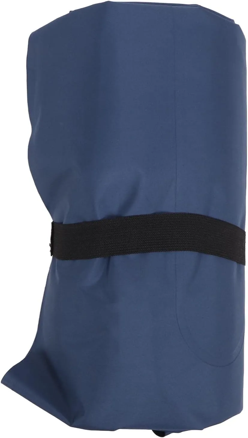 Yosoo Double Inflatable Camping Sleeping Pads Ergonomic Mat with Pillow for Outdoor Navy