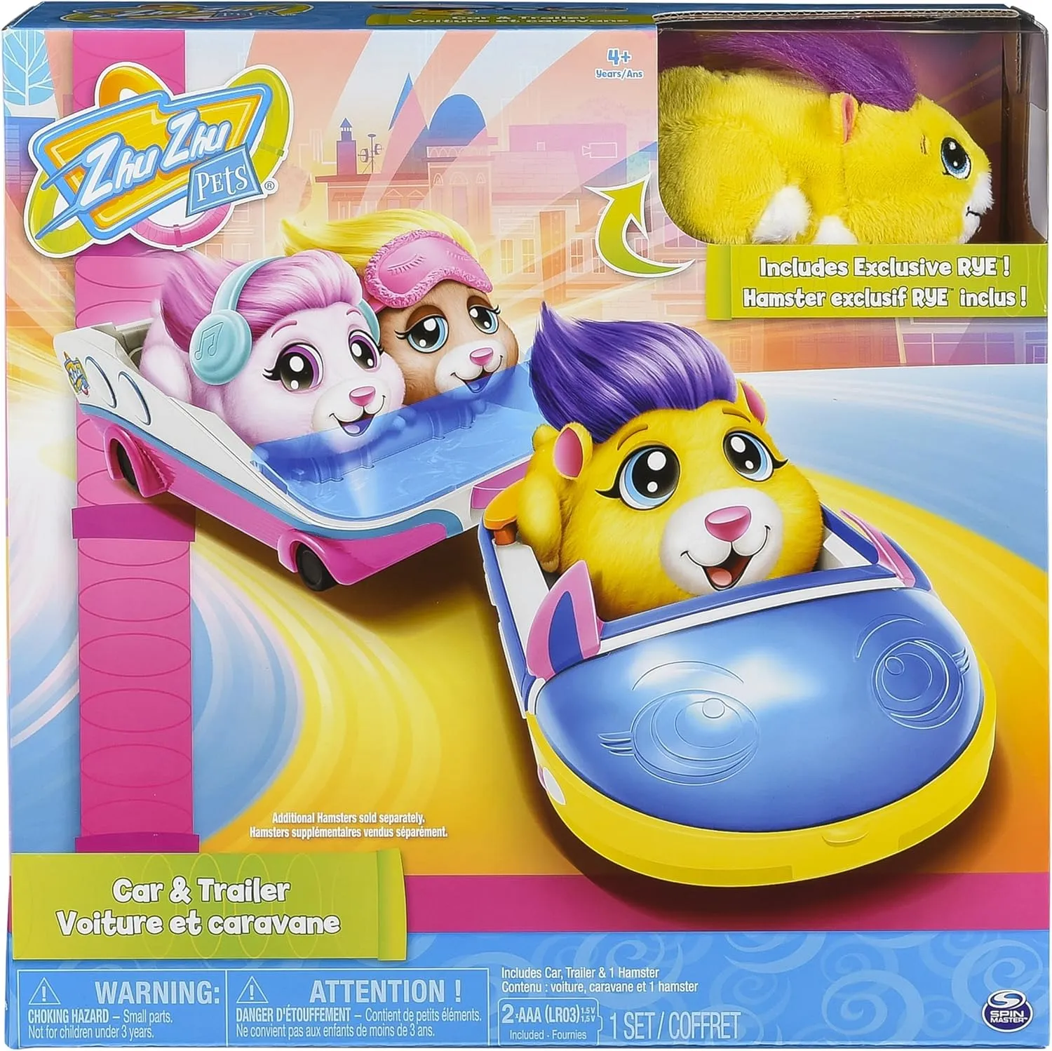 ZhuZhu Pets Car & Trailer Set Pretend-Electronics